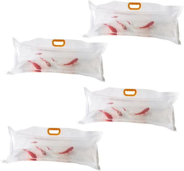 HMIASFMK 4pcs Fish Cayout Fish Packing Clear Fish Fish Transporting Bag Seafood Bag