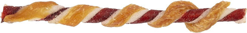Good'n'Fun Triple Flavor Twists, Dog Chew Sticks, 70 Count of Premium Chicken and Beef Hide Treats