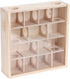 Interactive Wooden Hamster Maze Toy with Organic Glass