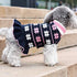 KYEESE Dog Sweater for Girl Dogs - Warm Pet Coats with Snowflake Pattern Knit Turtleneck Pullover, Navyblue, X-Large