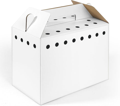 Animals-12 Pack Disposable Cardboard Pet Carrier for Small