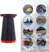 AZM Displays Retractable Folding Stool, Collapsible Portable Chair, Sturdy Telescopic Stool, Lightweight for Camping