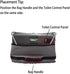 LE-310 Dry Flush Toilet Carrying Bag with Waterproof Cover, Portable Travel Toilet Storage Organizer Protector