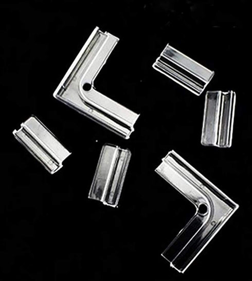 Universal Aquarium Lid Clips for Rimless Aquariums, Fish Tank Glass Cover Clip Support Holder