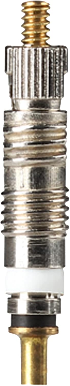 Presta Valve Cores with Removal Tool, 10 Cores and 10 Caps, for Tubeless Tires, Silver 10 Pack