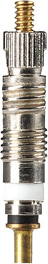 Presta Valve Cores with Removal Tool, 10 Cores and 10 Caps, for Tubeless Tires, Silver 10 Pack