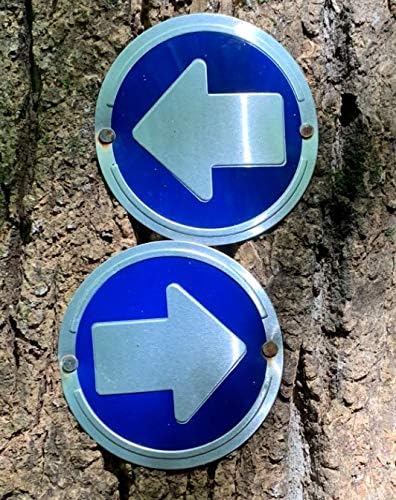 Trail Markers, Bright Reflective Trail Marker Pack of 24, Easy to Mount for Hunting, Hiking, Camping, and More