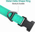 Joytale Reflective Dog Collar - Soft Neoprene Padded Nylon Pet Collar, Adjustable for Medium Dogs, Teal, M