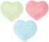POPETPOP 3Pcs Heart-Shaped Ceramic Hamster Food Bowl - Compact Size, Sufficient Quantity, Wide Application Pet Feeder