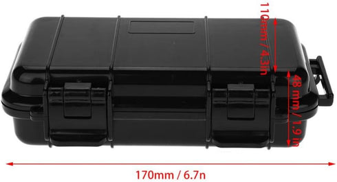 VGEBY Waterproof Box, Outdoor Waterproof Shockproof Sealed Box Case Dry Storage Box Container