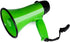 MyMealivos Portable Megaphone Bullhorn 20 Watt Power Speaker with Voice and Siren Modes, Volume Control, Strap (Green)