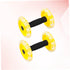 Toddmomy Abdominal Roller Workout Roller, Yellow Fitness Device, Ab Wheel Dumbbell Equipment