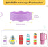 WALLFID (1 Personalized Baby Bottle Name Labels,Custom Silicone Baby Bottle Labels,Reusable Daycare Identification