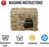 MODEMODE Chinchilla Natural Seagrass Mat Bed Hideaway Toy, Hand Woven for Rabbit Guinea Pig Ferret