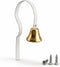 GoldTiger Fixed Metal Dog Doorbell for Potty Training - Heavy Duty Steel