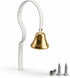 GoldTiger Fixed Metal Dog Doorbell for Potty Training - Heavy Duty Steel