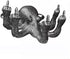 Octopus Aquarium Ornaments, Artificial Sea Animal Figurines for Fish Tank Decor, Black Sculpture
