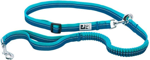 RC Pets Bungee Active Dog Leash, Hands-free 4-in-1 Dog Leash, Arctic Blue/Teal