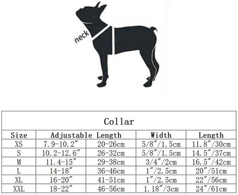 Reflective Dog Collar, High Bright Safety Synthetic PU Leather for XS Small Medium Large Dogs and Kittens (Black, XS)