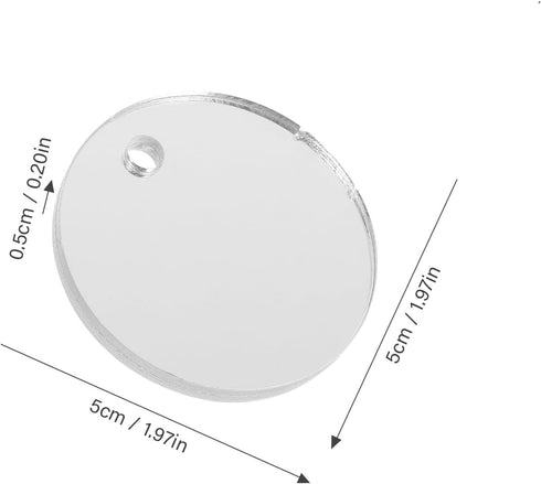 POPETPOP Betta Exercise Mirror Set, Double Sided Circle with Floating Ball for Fish Tank