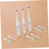 3pc YARNOW Electric Toothbrush for Pets Portable Random Colors Gentle Gums Cleaning for Dogs and Cats Lightweight