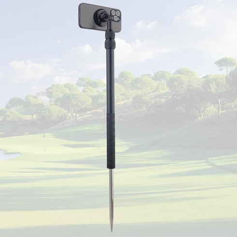 Rigdance 7.09" 1/4-20 Insta360 Golf Monopod Selfie Stick Spike, Staniless Steel Screw Camera Ground Spike for Invisible
