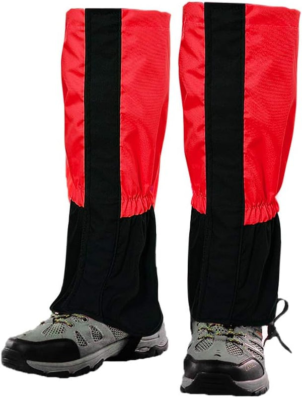 Luwint Waterproof Kids Leg Boot Gaiters, Protective Gear for Children Hiking, Hunting, Climbing (6-12 Yrs Old)