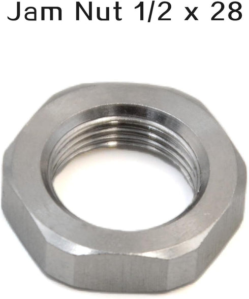 EQUIPTAC 1/2x28 5/8x24 6 Jam Nut or Steel Pcs