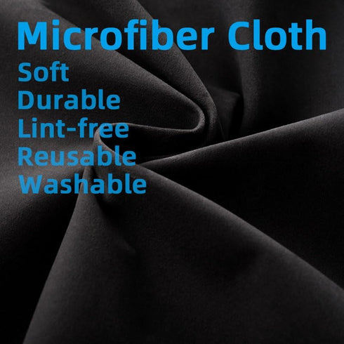 Miaozhun 6 Pack 12"x12" Microfiber Gun Cleaning Cloth, Lint Free Gun Cleaning Rags, Reusable Microsuede