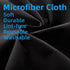 Miaozhun 6 Pack 12"x12" Microfiber Gun Cleaning Cloth, Lint Free Gun Cleaning Rags, Reusable Microsuede