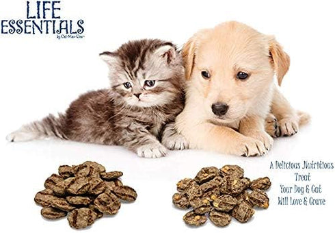 LIFE ESSENTIALS BY CAT-MAN-DOO Freeze Dried Sirloin Beef Dog & Cat Treats, 6 OZ Bag