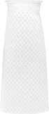 QWORK 3D Honeycomb Aquarium Filter Pads, 8 Pack White Filter Socks for Fresh & Saltwater Tanks, 4"x11.8".