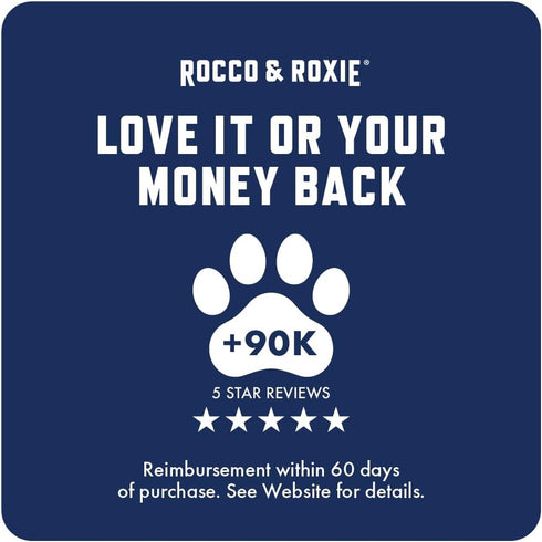 1 lb Rocco & Roxie Beef Jerky Dog Treats | Soft Training Snacks Made in USA | High Value Beef Jerky for Dogs, Small
