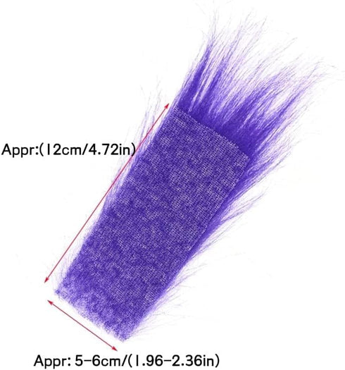 Greatfishing 13 Packs Mix Color Long Fiber Fly Tying Materials for Streamer Fly Tying