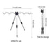 Portable Aluminum Alloy Fishing Rod Holder with Telescopic Legs