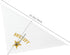 Costume Accessory Set Pet Dog Bandana: For Halloween Christmas Cosplay Role Play Party (Sheriff-White)
