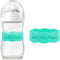 WALLFID Personalized Baby Bottle Name Labels,Custom Silicone Baby Bottle Labels,Reusable Daycare Identification Bands,