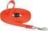 Lupine Basics 1/2" Blaze Orange Extra-Long 15-foot Training Leash for Small Dogs