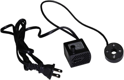 Submersible Water Pump with LED Light for Indoor Tabletop Fountains, Aquarium Fish Tank (180L/H 3W)