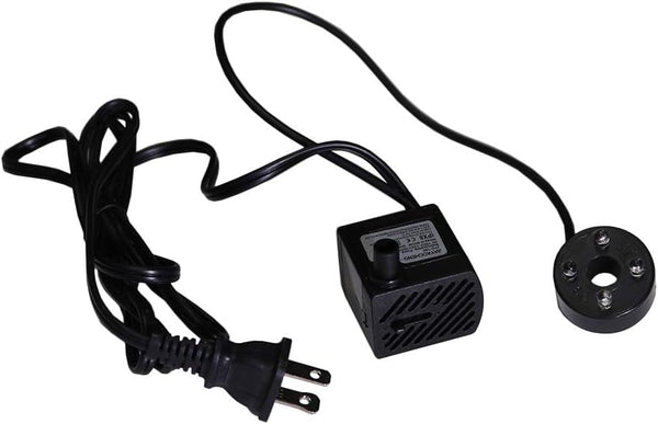 Submersible Water Pump with LED Light for Indoor Tabletop Fountains, Aquarium Fish Tank (180L/H 3W)