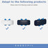 Dog GPS Tracker Rubber Clip, Compatible with Tractive GPS Dog Location Tracker, Pack of 4