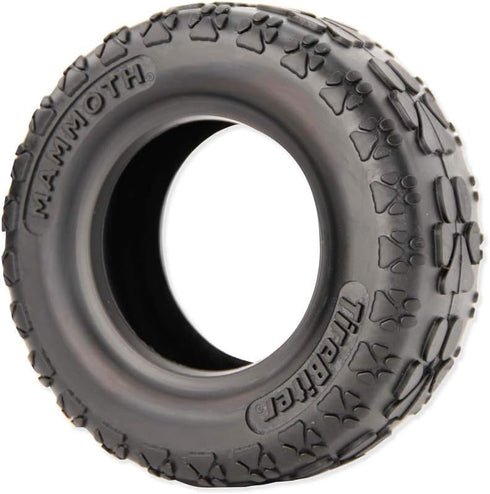 Mammoth TireBiterII – Natural Rubber Dog Toys for Extreme Chewers, Extra Long Interactive Play for Medium - Large Dogs