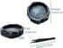 2PCS Reptile Water Dish Food Bowl Set Reptile Feeder Food and Water Dish with Feeding Tweezers Tong for Leopard Gecko Lizard Frog Snake Chameleon Tortoise(Style 1)