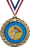 Dairy Goat Medals - 2 1/2" Laurel Wreath Goat Medal - Great