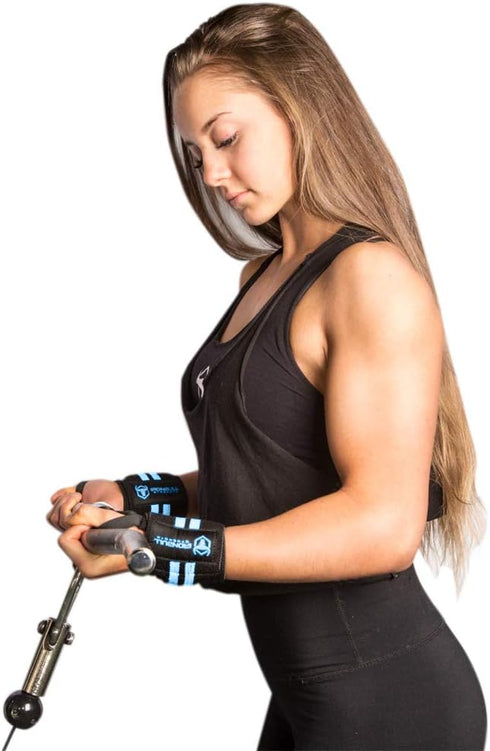Women Wrist Wraps with Thumb Loops, 12" Professional Grade Wrist Support Brace for Training
