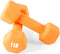 Portzon Weights Dumbbells Set of 2, 10 Colors Options, 1-15 LB Neoprene Dumbbells, Anti-Slip, Hex Shape