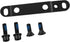 LQ Industrial Bicycle Accessories Flat Mount Disc Brake Adapter, Front Adapter F140 F160 for Hydraulic Disc Brake