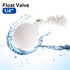 1/4" Plastic Float Valve for Auto Fill Liquid Level Control in Aquarium Water Tank