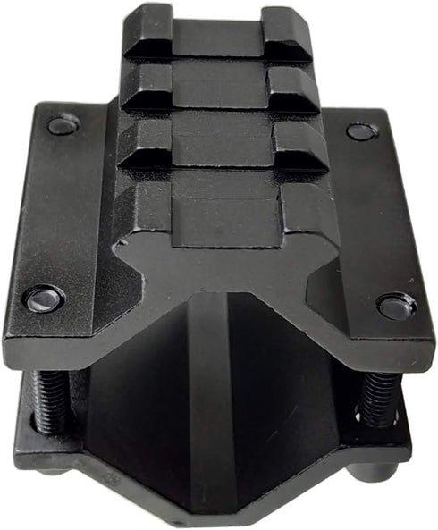 Scope Barrel Clamp Mount Adapter with Weaver Picatinny Rail