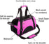 Soft-Sided Cat Carrier, Portable Foldable Pet Travel Carrier for Cats, Dogs, Puppy, Airline Approved (Small Rosered)